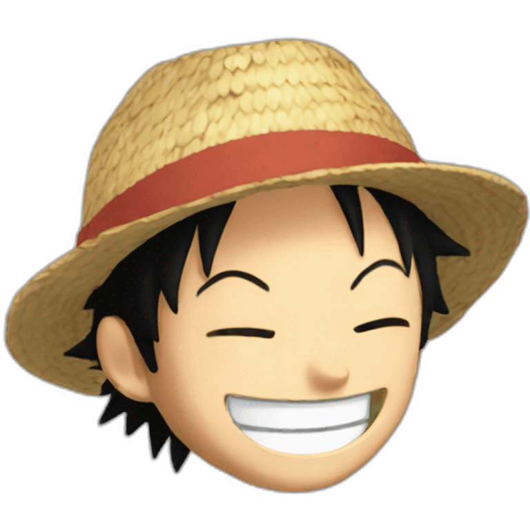 luffy laughing emoji