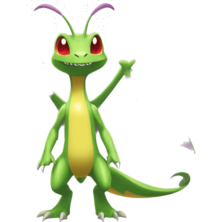 Shiny Colorful Heracross-Vikavolt-Flygon-Pokémon Full Body emoji