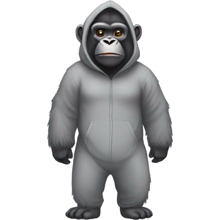 Gorilla Wearing A Onesie emoji