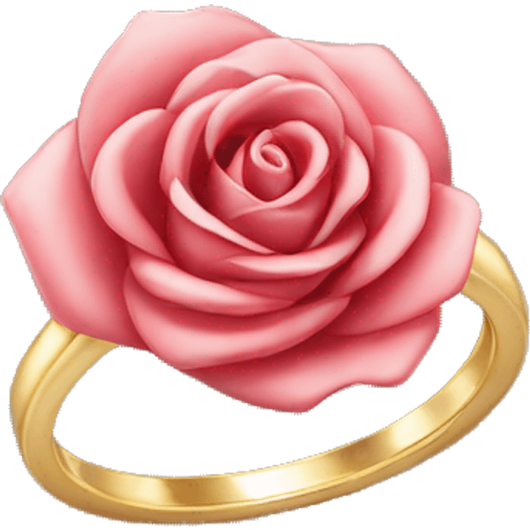 Rose engagement ring emoji