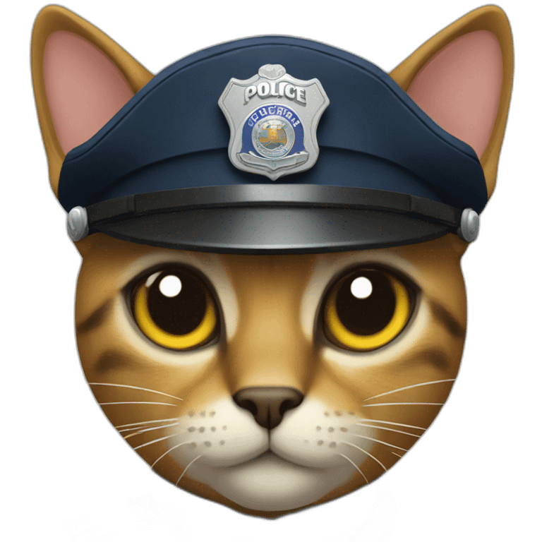 Police cat emoji