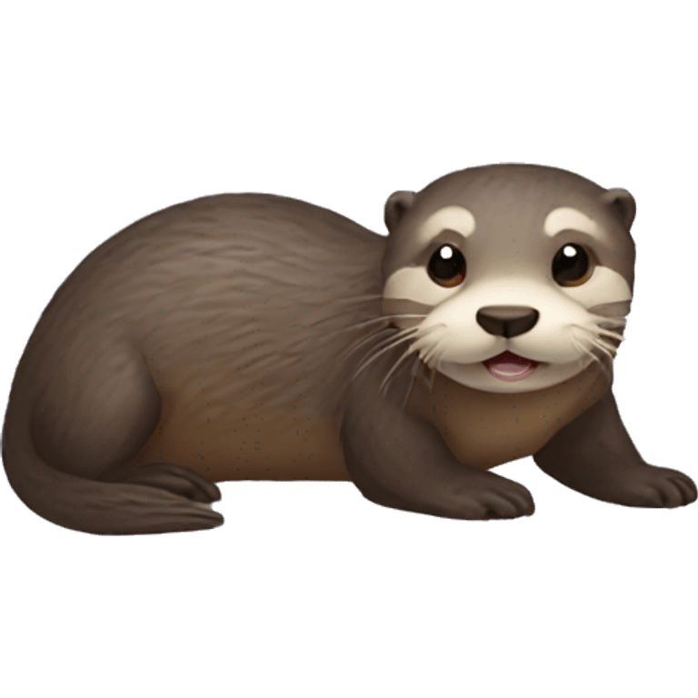 otter curious emoji