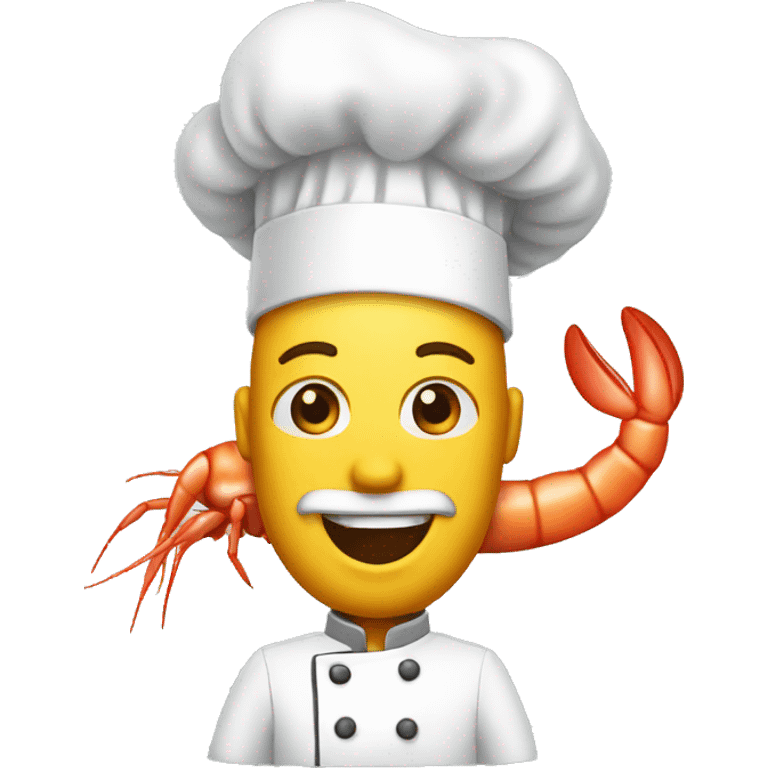 chef shrimp emoji