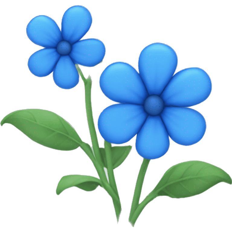 Blue Flower emoji