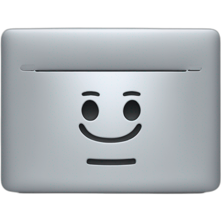 the Apple laptop emoji