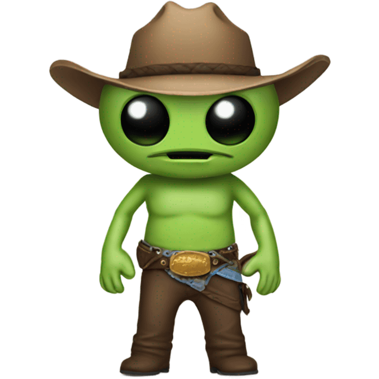 Cowboy alien emoji