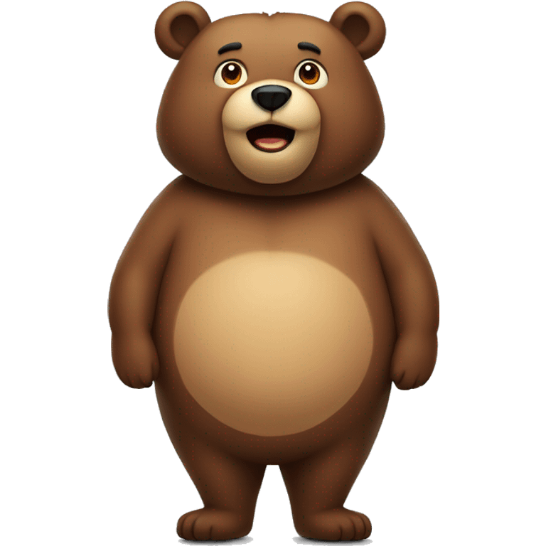 fat bear emoji