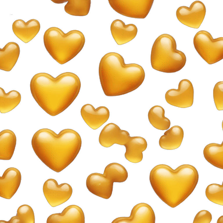 heart made of honey emoji