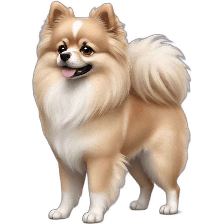 merle pomeranian full-height emoji