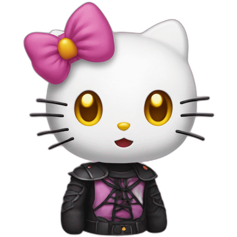 Hello kitty halloween emoji