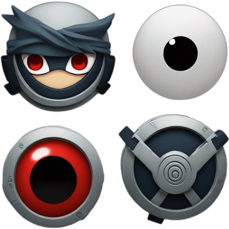 Kakashi sharingan emoji