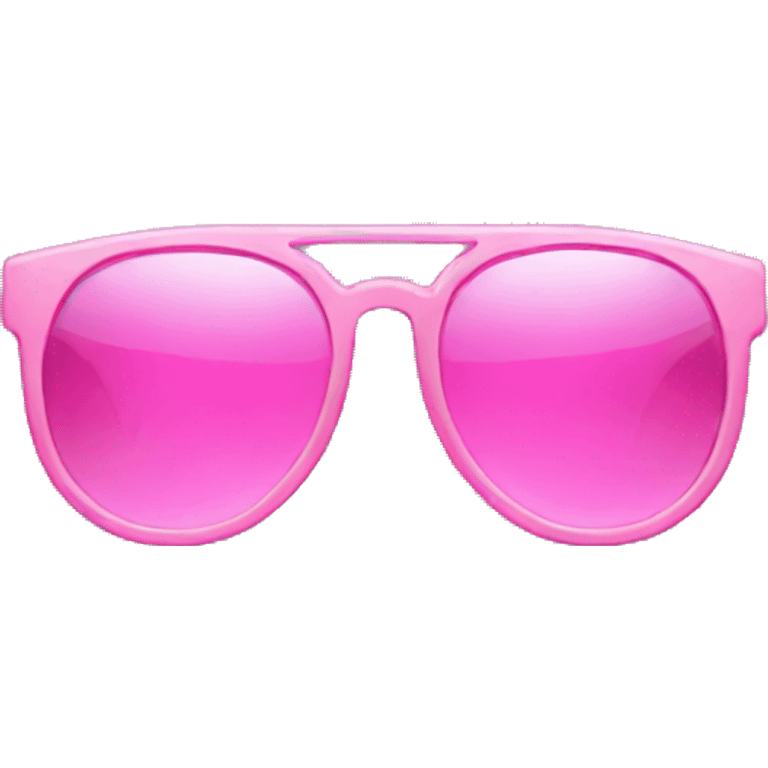 Pink sunglasses emoji