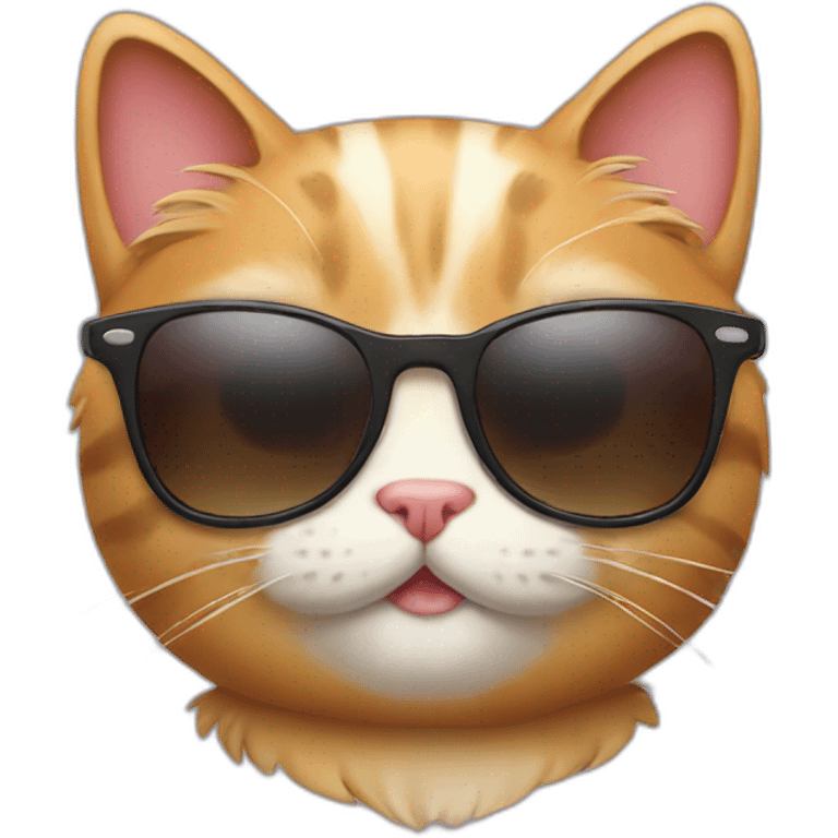 kitty with sunglasses emoji