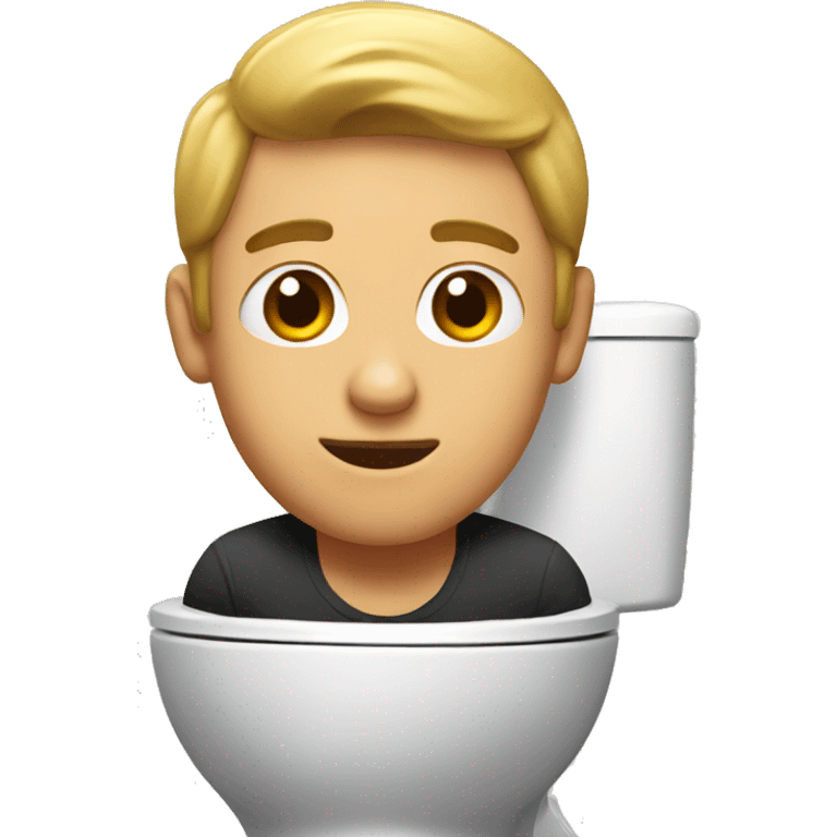 guy in toliet emoji