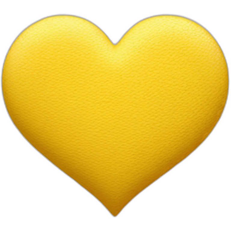  heart yellow emoji