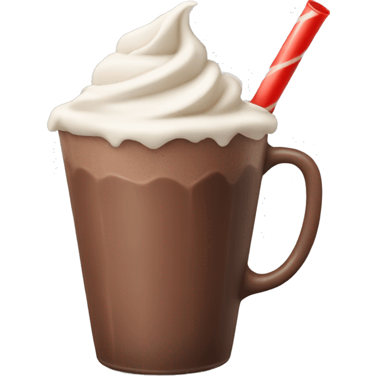 chocolate milkshake emoji