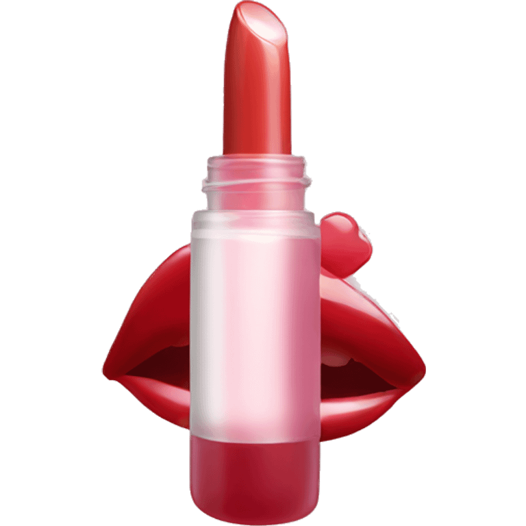 Lip oil emoji