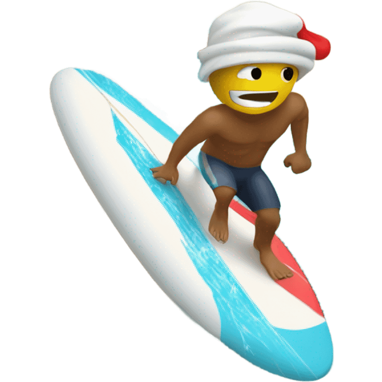 I surfing in Mexico at Christmas ￼ emoji