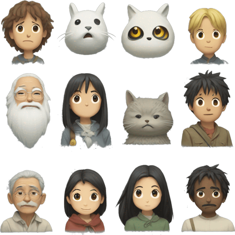 studio ghibli  emoji