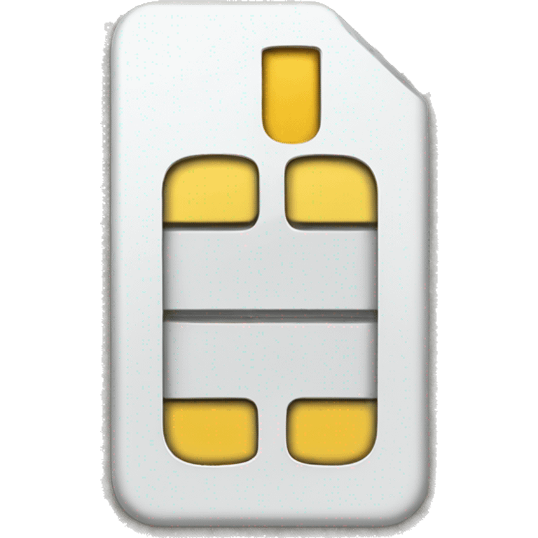 mobile sim card emoji