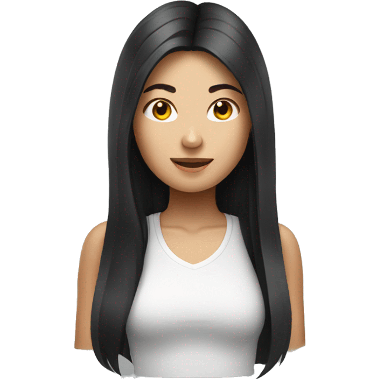 Sporty thai girl with long dark hair emoji