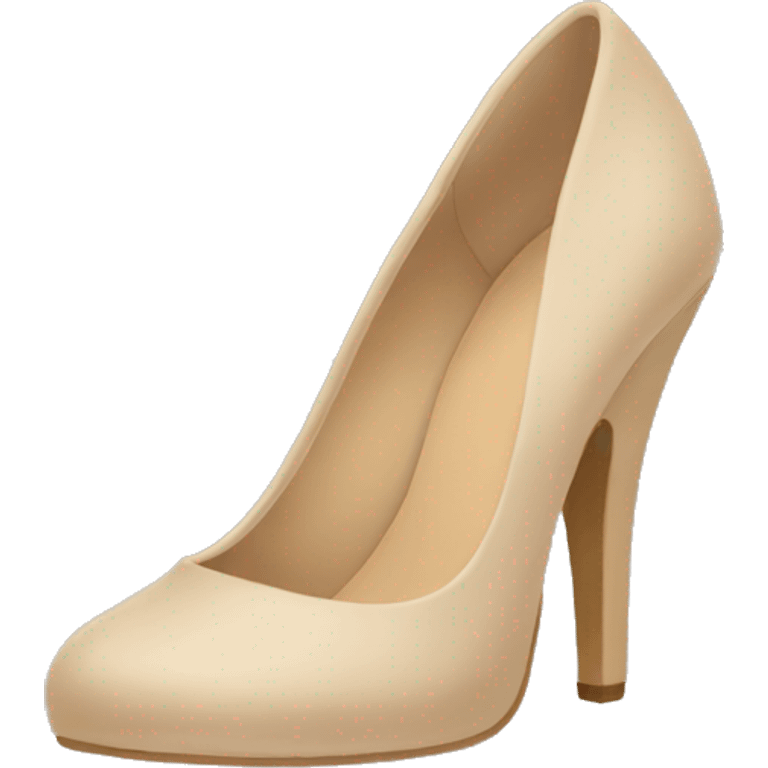 beige heels emoji