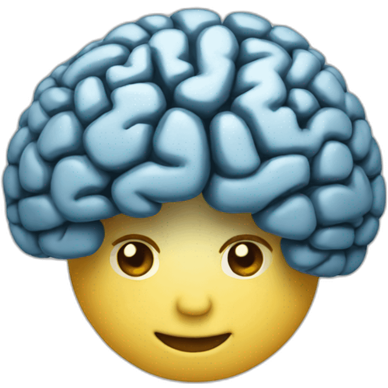 smart brain emoji