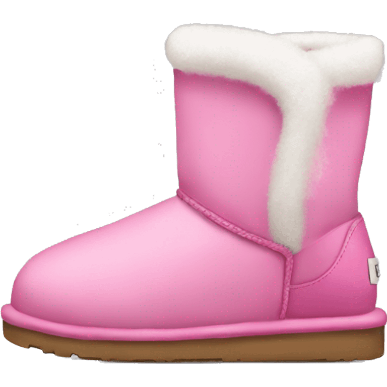 Pink crismas ugg emoji