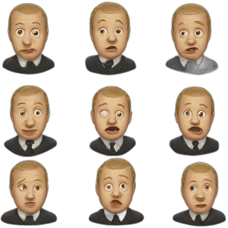 Curly Howard three stooges emoji