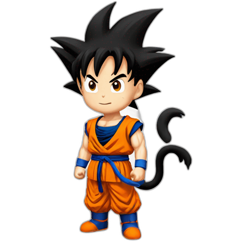 goku whit a gato emoji