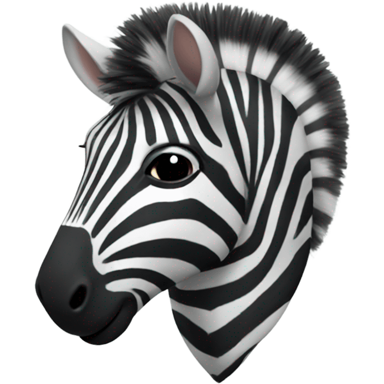 zebra heart emoji