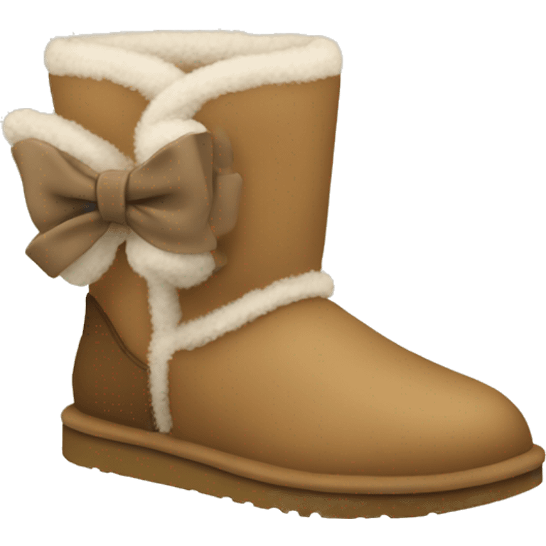 ugg boots with a bow  emoji