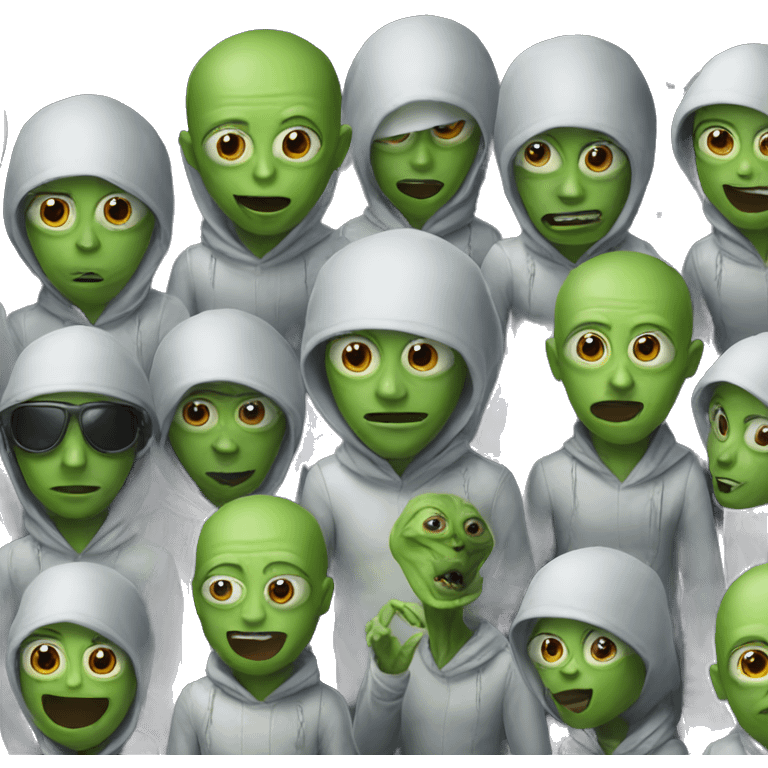 Alien party emoji