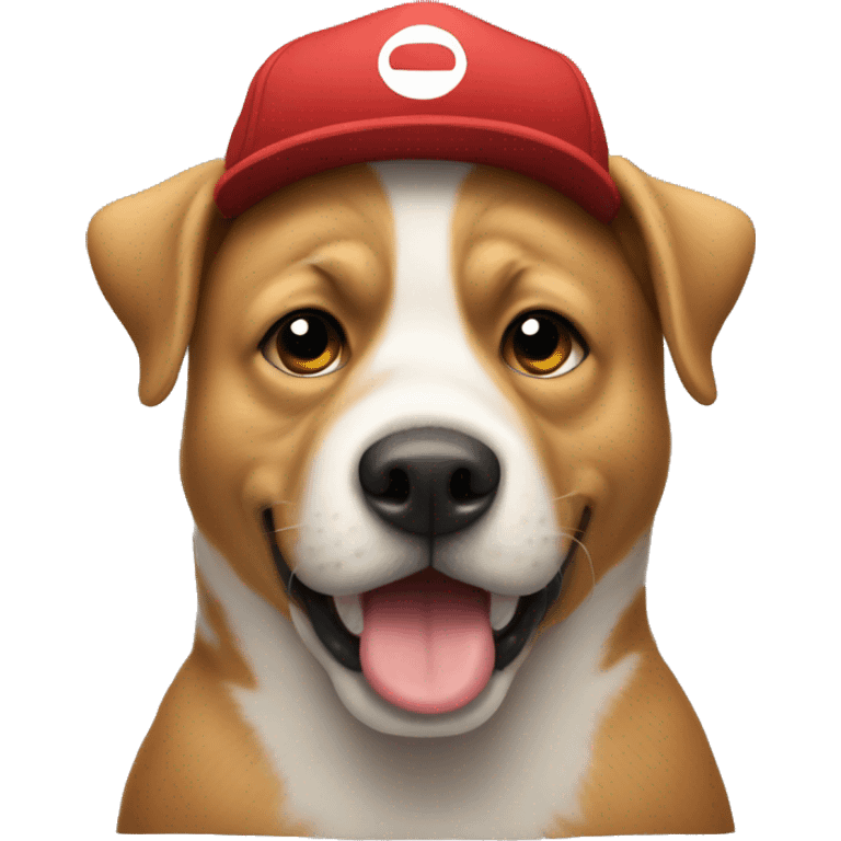 Hazme un emoji de un perro con cola de cerdo  emoji