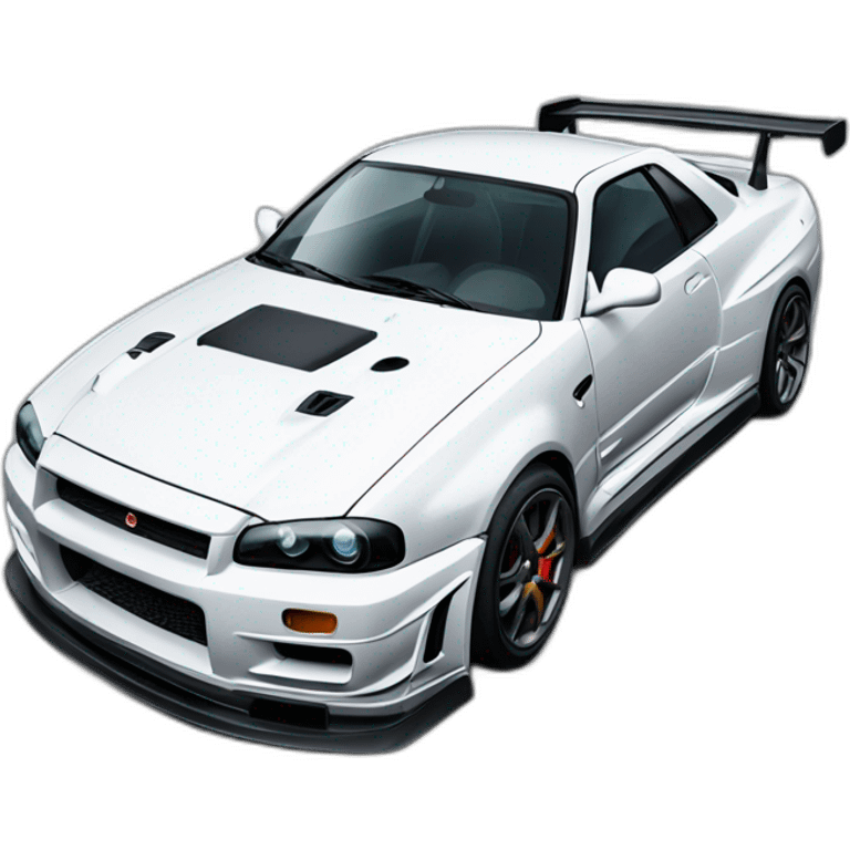 voiture gtr r34 emoji