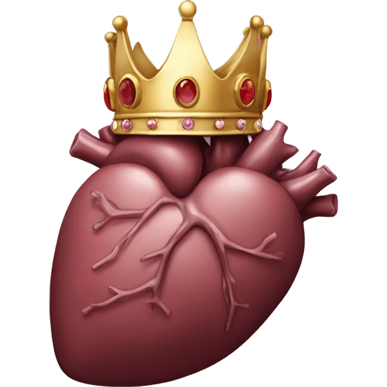  human liver with  crown emoji