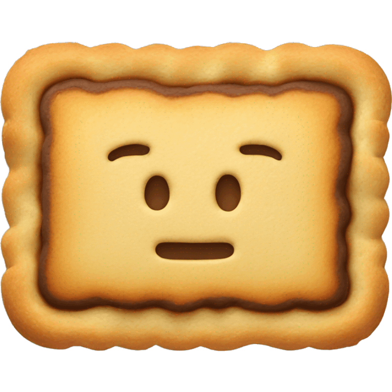 rectangle biscuit emoji