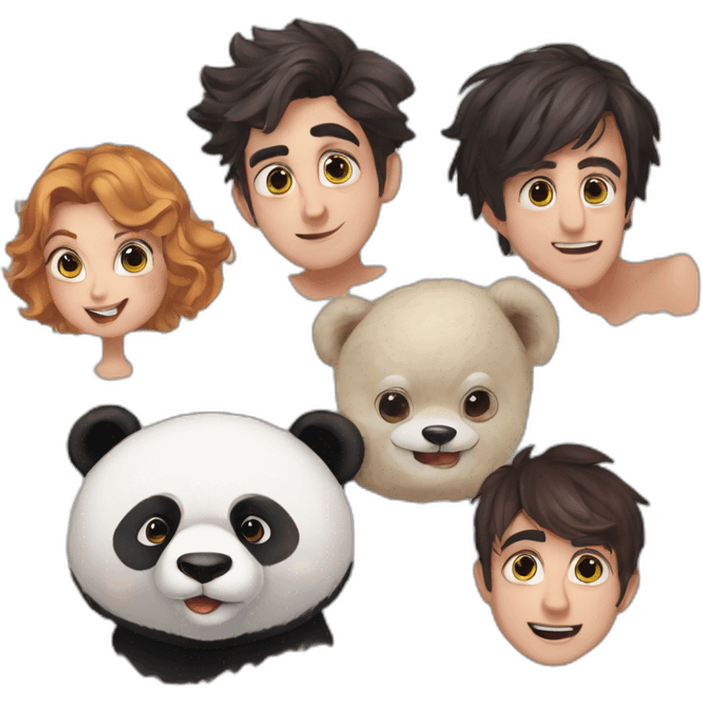 ryan max jacob albert miles panda madaja yum zaur sam  emoji