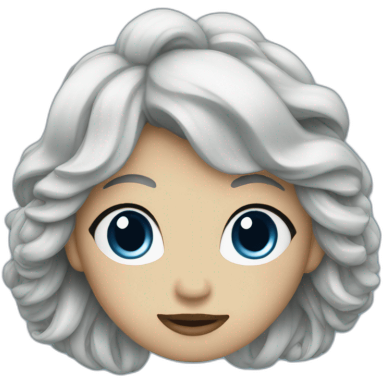 fleur bleue emoji