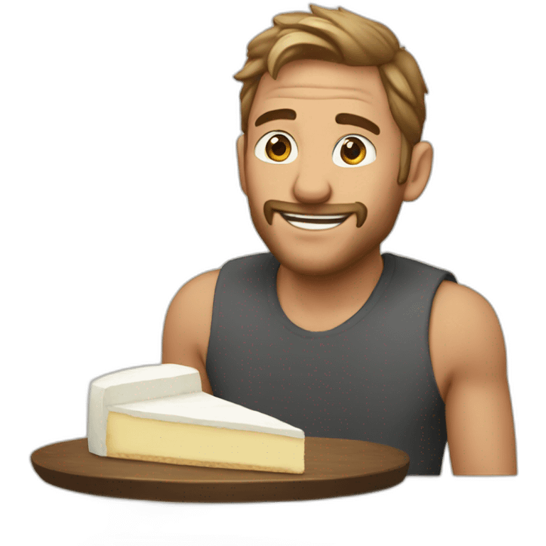 Bryan being a brie emoji