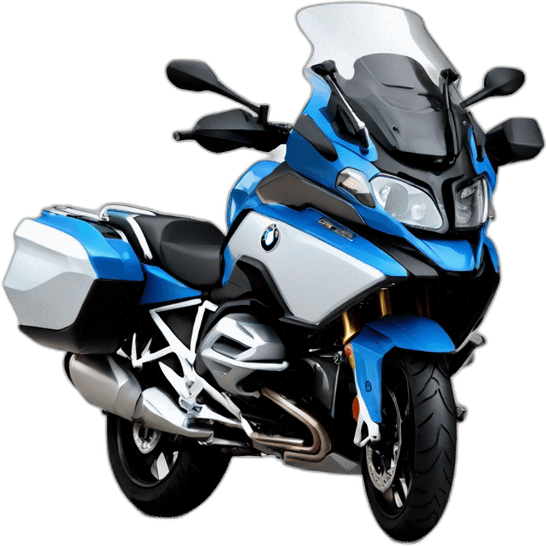 bmw r 1200 rt blue side view emoji