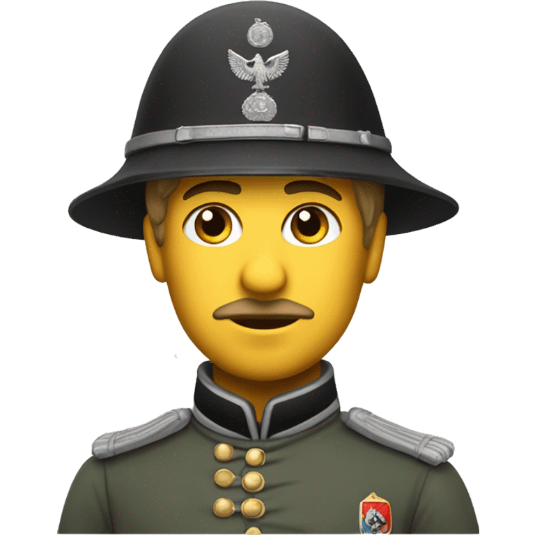 german soldier with a pickelhaube  emoji