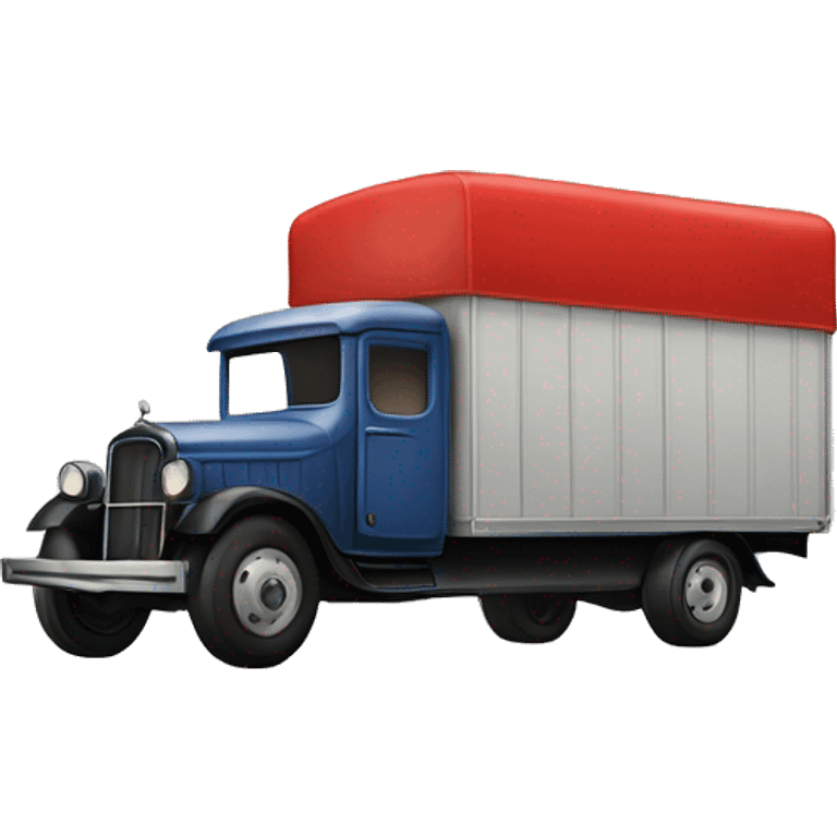 Very large 1933 mover’s moving truck emoji