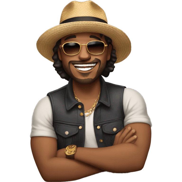 cantante en esenario emoji