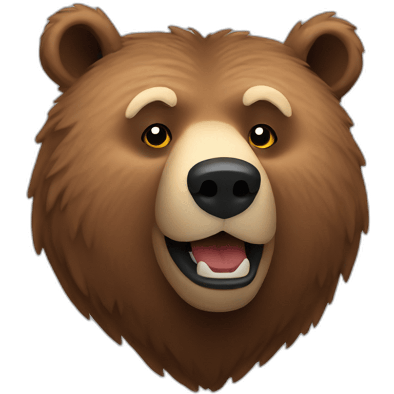 grizzly bear emoji