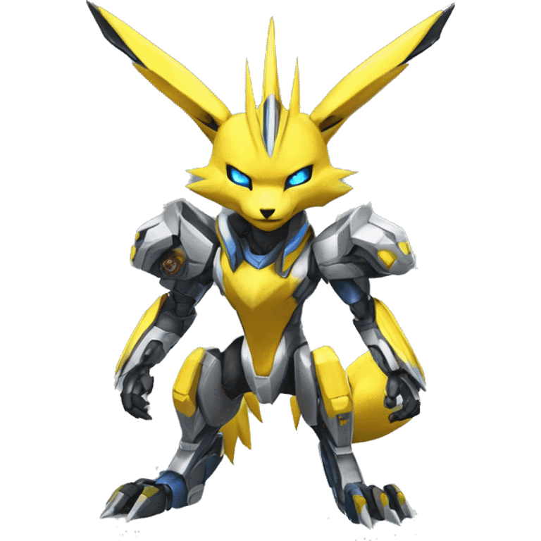 Renamon-Jolteon-Zeraora-medabot-mecha full body emoji