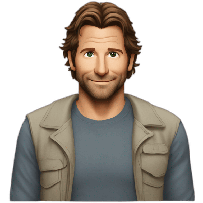 Bradley Cooper say « I love Mel » emoji