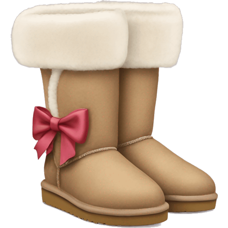 ugg with bow emoji