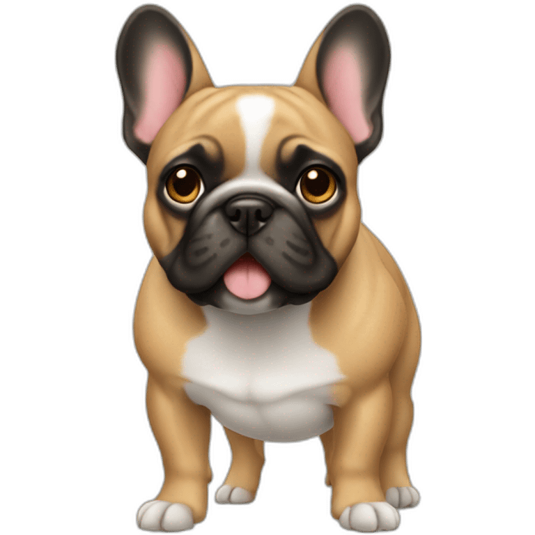 Frenchie side view emoji