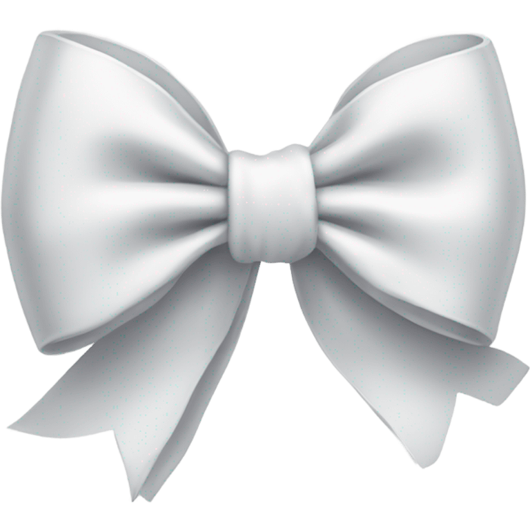 White bow emoji